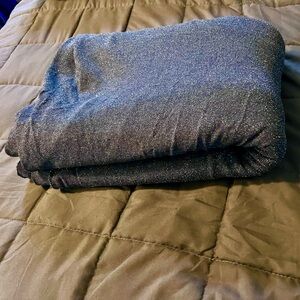 Sparkly Gray with purple undertone fabric. 4 yards